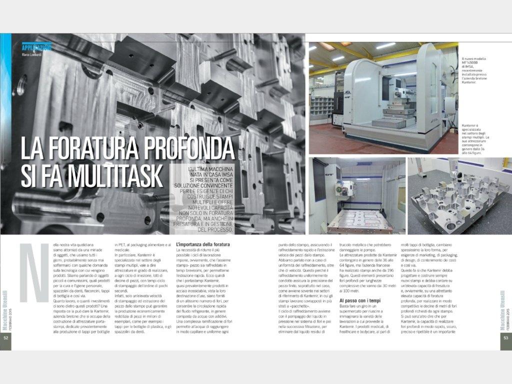 Articolo MACCHINE UTENSILI - La foratura profonda si fa multitask - IMSA - KANTEMIR