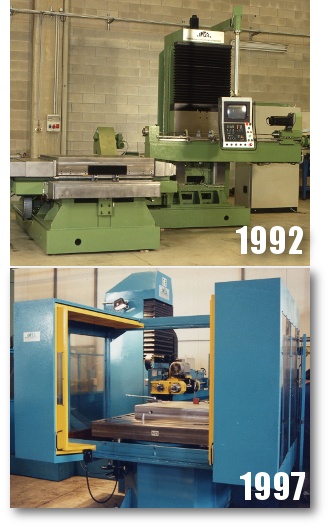 Les premières machines de forage profond IMSA - de type conventionnel - 1992 - 1997