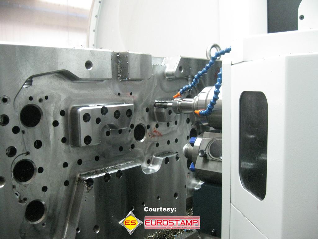 Tool and die gun drilling - IMSA MF1250/2FL machine - Courtesy Eurostampi