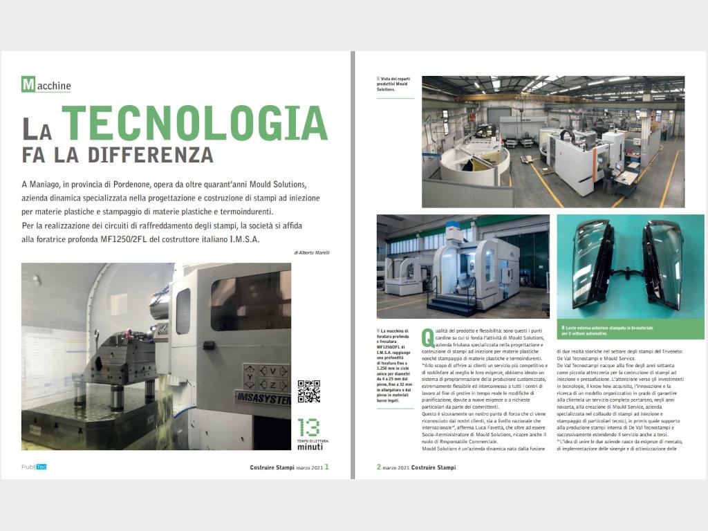 La tecnologia fa la differenza - intervista IMSA - MOULD SOLUTIONS