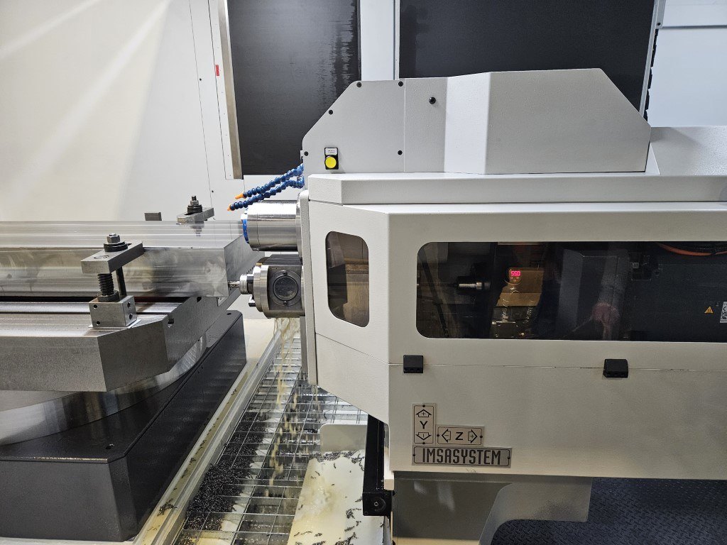 Gun drilling and milling machine IMSA - deep drilling on plate