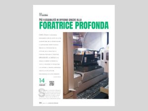 Più flessibilità in officina grazie alla foratrice profonda: articolo IMSA - OMC STAMPI