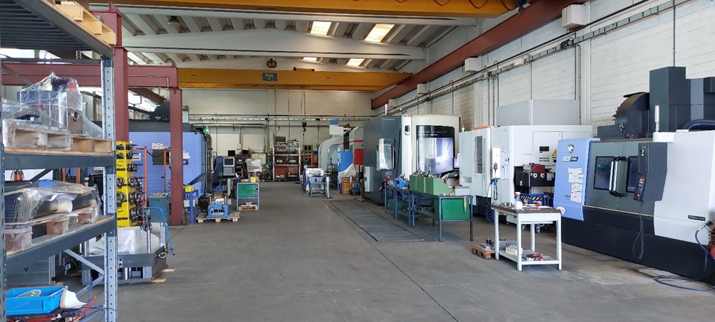 View of O.M.C. Stampi mold assembly area